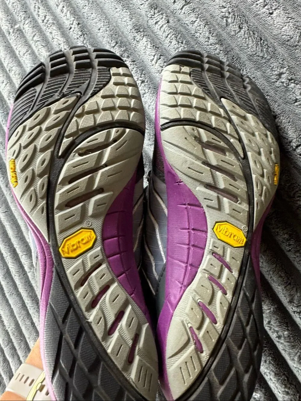 Merrell Womens Lithe Glove Dark Shadow Barefoot Running Shoes Size 7